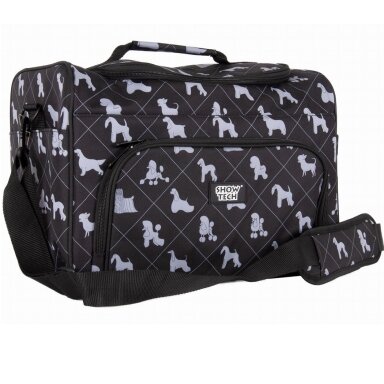 Show Tech Deluxe Grooming Bag 40x26x28cm - talpus ir patogus medžiaginis krepšys priežiuros reikmenims