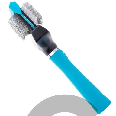 "Show Tech Flex Groom Professional Slicker Firm" - dvipusis ir lankstus šepetys pudeliams, kietas - mažas