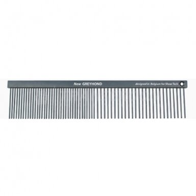 "Show-Tech Professional Greyhond" antistatinės metalinės šukos 19 cm