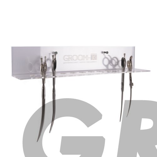 Show Tech Plexi Scissor Holder - sieninis žirklių laikiklis Show Tech Plexi Scissor Holder - sieninis žirklių laikiklis