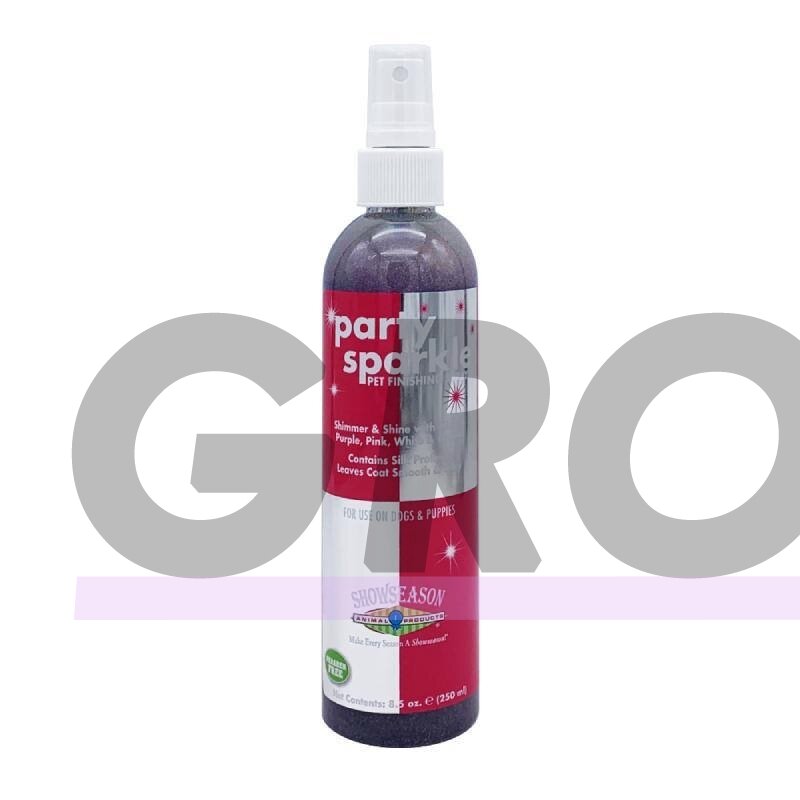 "ShowSeason Party Sparkle" 250 ml - blizgesio ir šukavimo priemonė su spalvotomis šviesą atspindinčiomis dalelėmis ir šilku "ShowSeason Party Sparkle" 250 ml - blizgesio ir šukavimo priemonė su spalvotomis šviesą atspindinčiomis dalelėmis ir šilku