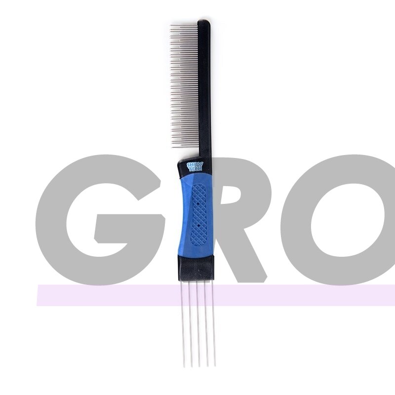 "Show Tech Back Combing" šukos 22 cm - šukos su mišriais dantų tarpais ir spygliais, skirtos plaukams formuoti ir pakelti