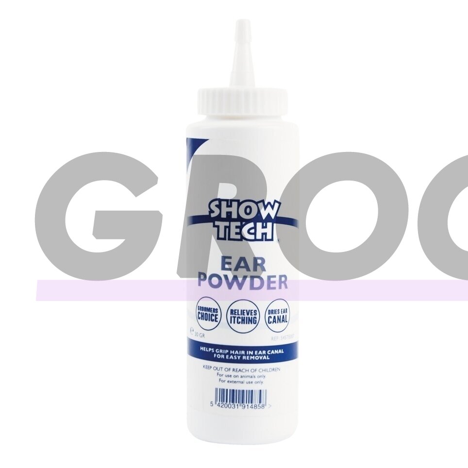 Show Tech Ear Powder 30g - milteliai palengvinantys plaukų pašalinimą iš ausų