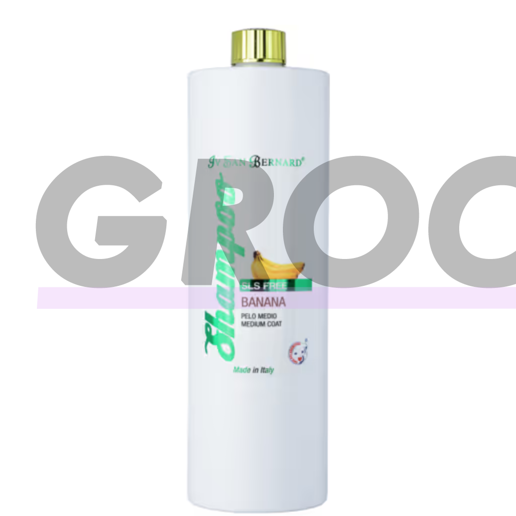 Iv San Bernard SLS Free Banana Shampoo - банановый шампунь для собак и кошек с полудлинной и грубой шерстью, не содержит SLS 2