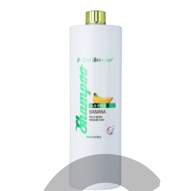 Iv San Bernard SLS Free Banana Shampoo - банановый шампунь для собак и кошек с полудлинной и грубой шерстью, не содержит SLS 2