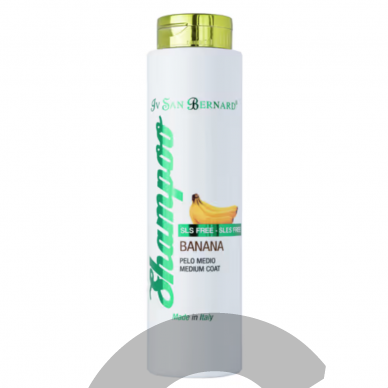 Iv San Bernard SLS Free Banana Shampoo - банановый шампунь для собак и кошек с полудлинной и грубой шерстью, не содержит SLS 3