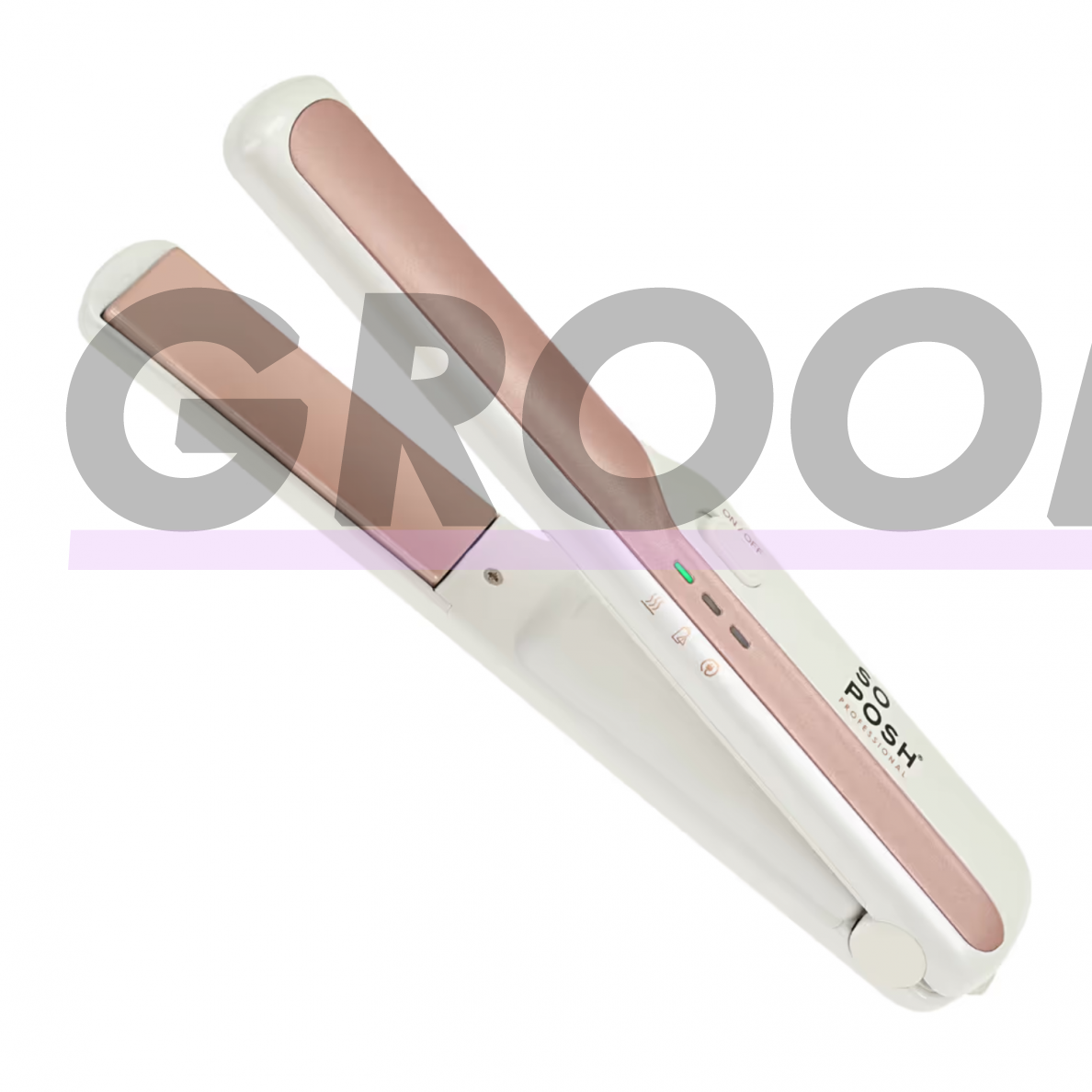 "So Posh Ceramic Cordless Hair Straightener" – profesionalus, belaidis mini plaukų tiesintuvas su keramine danga 1