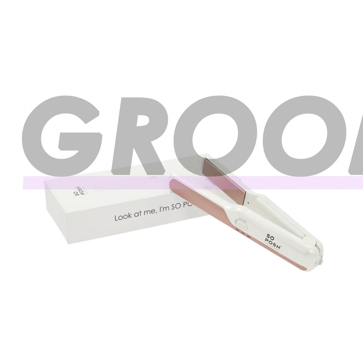 "So Posh Ceramic Cordless Hair Straightener" – profesionalus, belaidis mini plaukų tiesintuvas su keramine danga