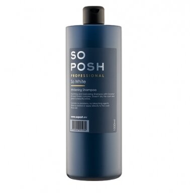 "So Posh So White Shampoo" - profesionalus šampūnas baltiems plaukams, drėkinantis ir šviesinantis kailį - 250 ml