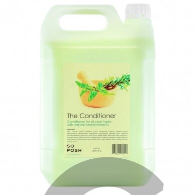 So Posh The Conditioner Universal 5L - kondicionierius visų tipų plaukams, su žolelių ekstraktais, koncentratas 1:10