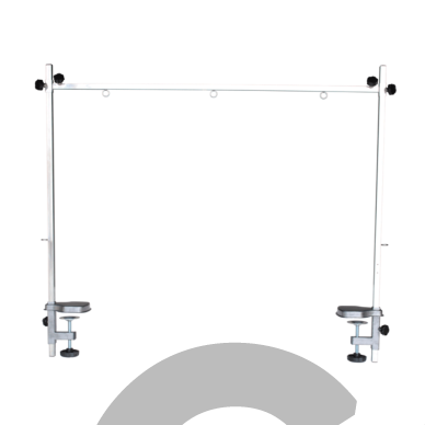 Blovi – tvirtas dvipusis groomingo stalo laikiklis, tinkantis stalams 110–125 cm. 2