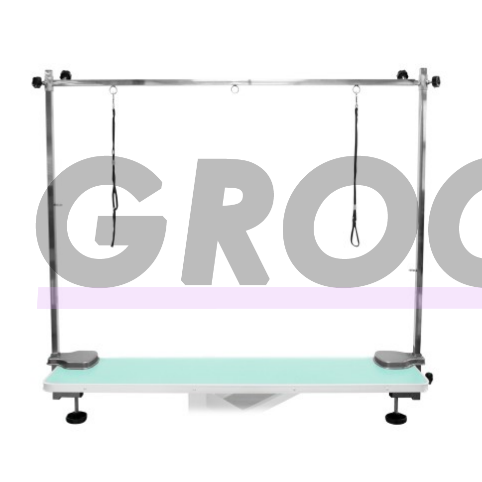 Blovi – tvirtas dvipusis groomingo stalo laikiklis, tinkantis stalams 110–125 cm.