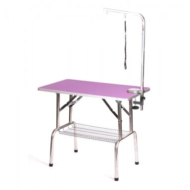 Kirpimo staliukas 81x52cm“ su prailginimo svirtimi ir krepšeliu priedams, aukštis 78cm Kirpimo staliukas 81x52cm“ su prailginimo svirtimi ir krepšeliu priedams, aukštis 78cm