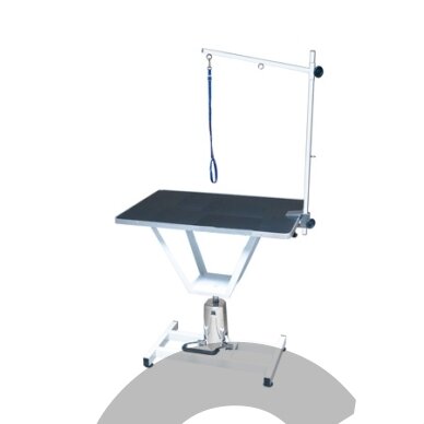Hidraulinis stalas Mars, stalviršis 81x52 cm - Spalva: juoda Hidraulinis stalas Mars, stalviršis 81x52 cm - Spalva: juoda