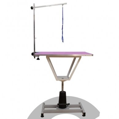Hidraulinis stalas Mars, stalviršis 81x52 cm - Spalva: violetinė Hidraulinis stalas Mars, stalviršis 81x52 cm - Spalva: violetinė