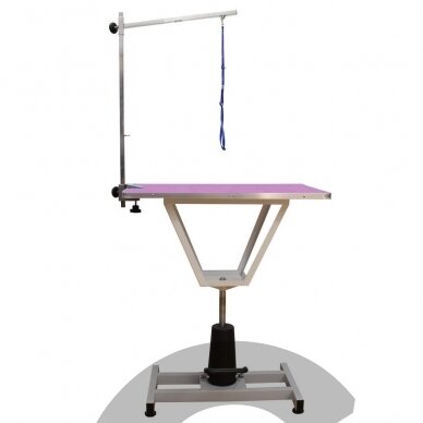 Hidraulinis stalas Mars, stalviršis 81x52 cm - Spalva: violetinė