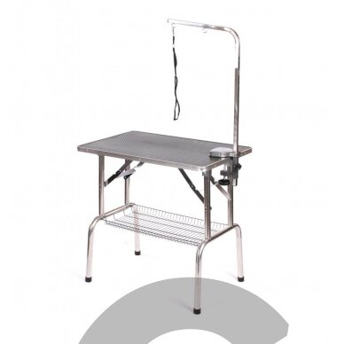 Kirpimo  staliukas  81x52cm“ su prailginimo svirtimi ir krepšeliu priedams, aukštis 78cm