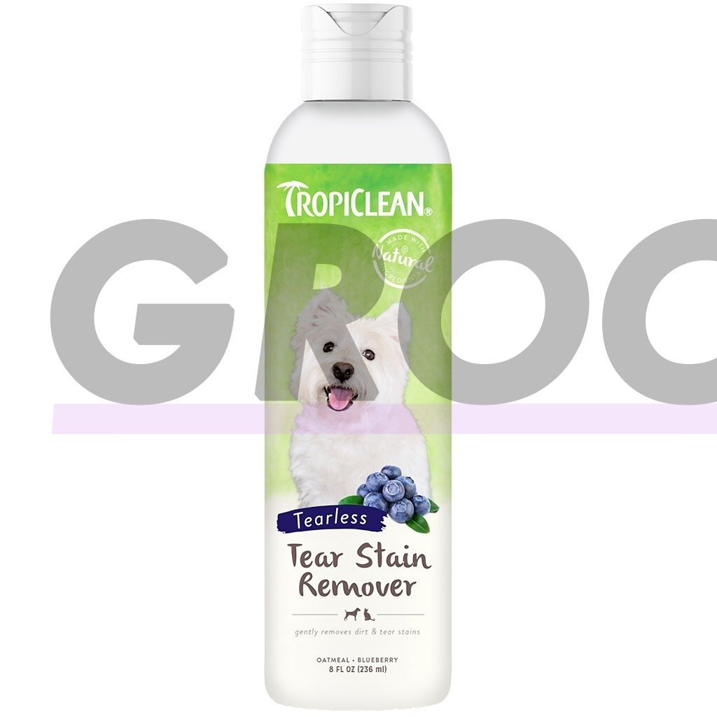 „Tropiclean Tear Stain Remover Facial Cleanser“ 236ml - Švelnus pienelis dėmėms ir ašarų žymėms šalinti - talpa: 236ml 1