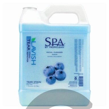 „Tropiclean Tear Stain Remover Facial Cleanser“ - švelnus pienelis dėmėms ir ašarų žymėms šalinti - talpa: 3,8 l