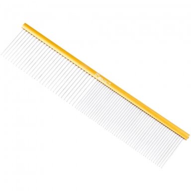 "True Iconic Flash Anti-static" 19 cm šukos - profesionalios, metalinės šukos su 50/50 antistatiniais dantukais, rankų darbo
