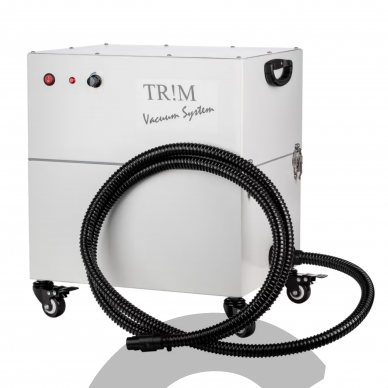 "Trim Vacuum System TVS " - dulkių siurblys naminių gyvūnų plaukams šalinti kirpimo metu, skirtas "Andis", "Aesculap", "Heiniger" mašinėlėms 20 "Trim Vacuum System TVS " - dulkių siurblys naminių gyvūnų plaukams šalinti kirpimo metu, skirtas "Andis", "Aesculap", "Heiniger" mašinėlėms 20