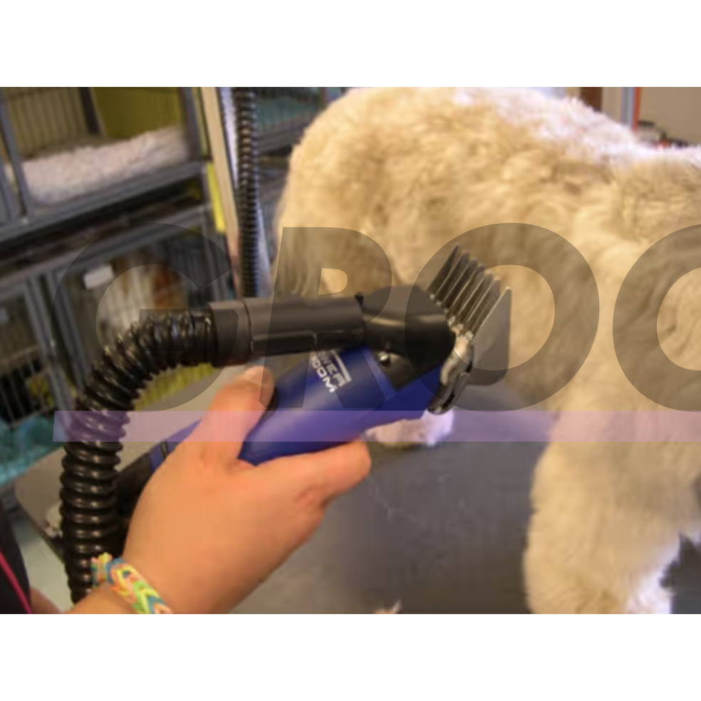 "Trim Vacuum System TVS " - dulkių siurblys naminių gyvūnų plaukams šalinti kirpimo metu, skirtas "Andis", "Aesculap", "Heiniger" mašinėlėms 16