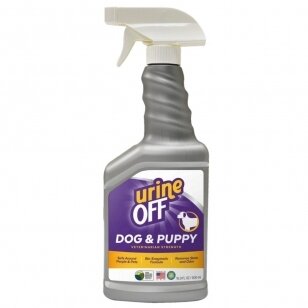 Urine OFF Dog & Puppy Formula - Šunų ir šuniukų šlapimo kvapų ir dėmių šalinimo preparatas - 500ml