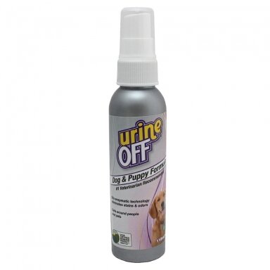 Urine OFF Dog & Puppy Formula - Šunų ir šuniukų šlapimo kvapų ir dėmių šalinimo preparatas - 118ml Urine OFF Dog & Puppy Formula - Šunų ir šuniukų šlapimo kvapų ir dėmių šalinimo preparatas - 118ml