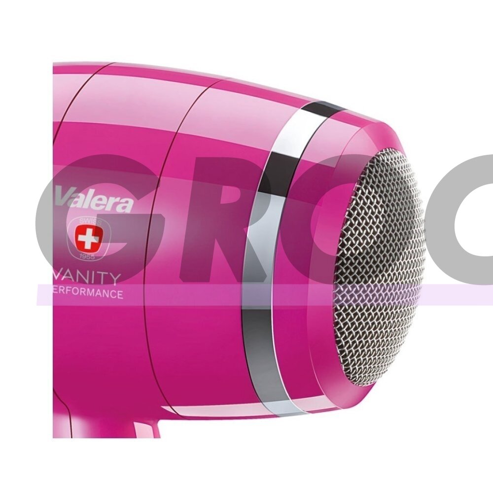 "Valera Vanity Comfort Hot Pink Dryer" 2000W - rankinis džiovintuvas su jonizacija, rožinės spalvos 2
