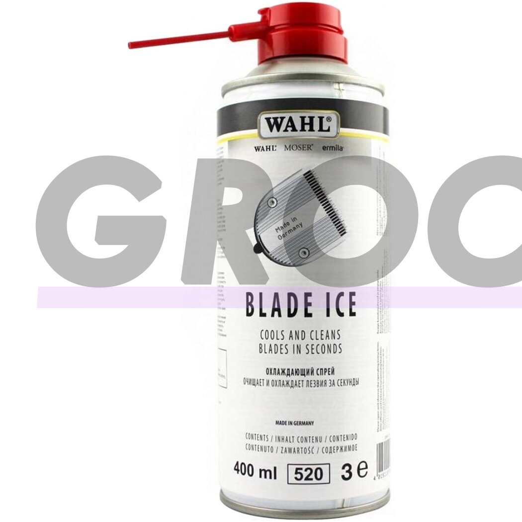 "Wahl Blade Ice Spray 4in1": skirtas galvutėms aušinti, valyti, tepti ir apsaugoti-400 ml