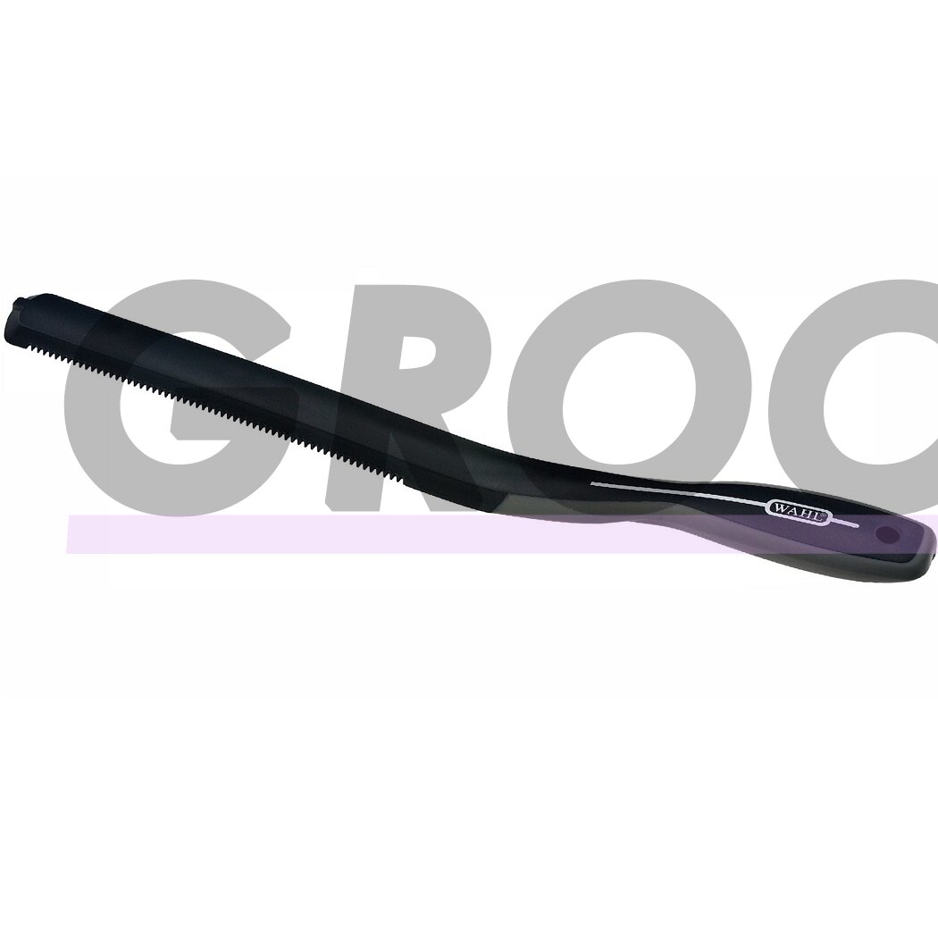 "Wahl" dantytas prakaito grandiklis 40 cm - šepetys ir gremžtukas prakaitui, vandeniui ir palaidiems žirgo plaukams šalinti "Wahl" dantytas prakaito grandiklis 40 cm - šepetys ir gremžtukas prakaitui, vandeniui ir palaidiems žirgo plaukams šalinti