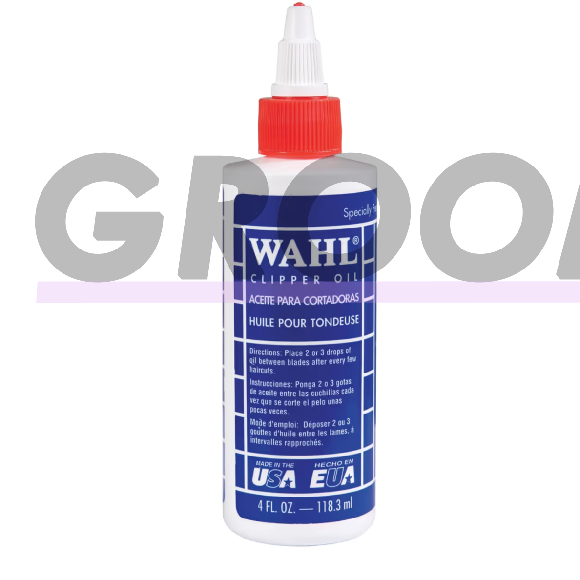 Wahl Clipper Oil 118 ml – alyva kirpimo mašinėlių peiliukų priežiūrai Wahl Clipper Oil 118 ml – alyva kirpimo mašinėlių peiliukų priežiūrai
