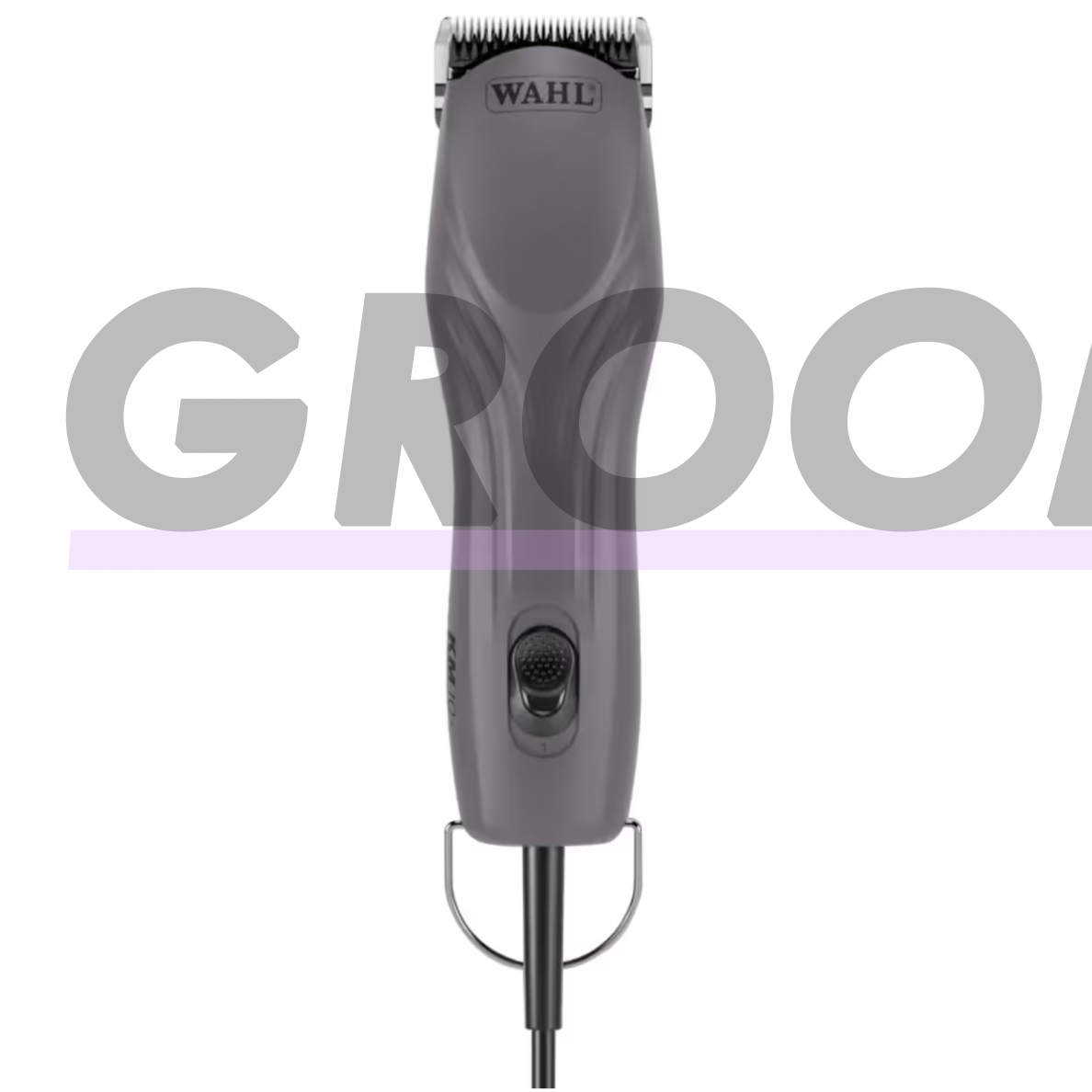 „Wahl KM10+“ - tyli ir galinga dviejų greičių mašinėlė su bešepetėliniu varikliu ir Nr. 10 kirpimo galvutė.  (2 mm)