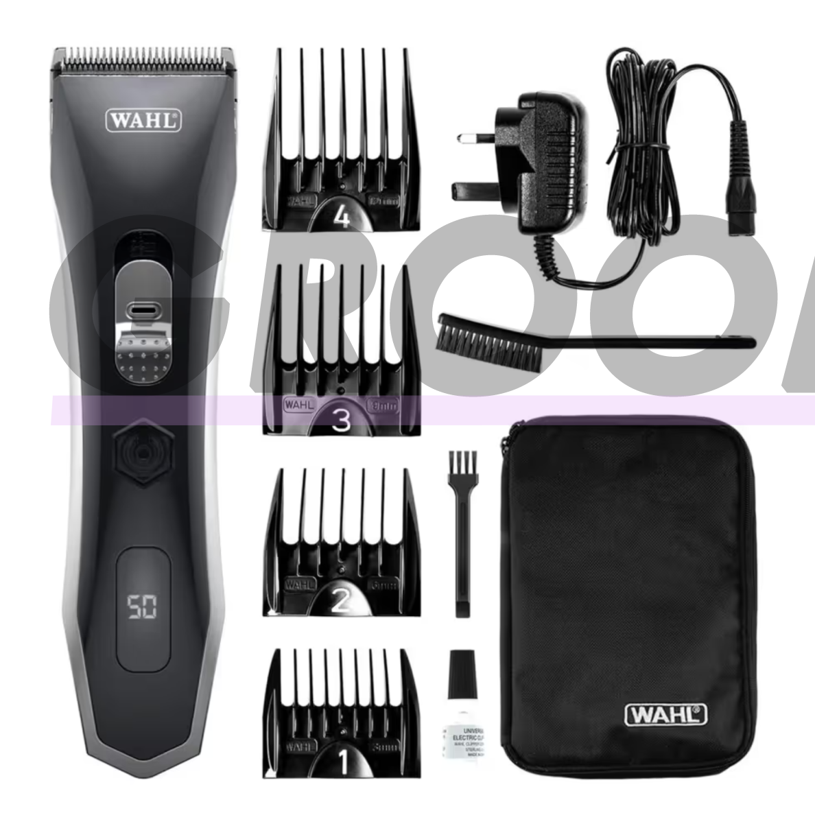 Wahl Smart Clip Cordless Clipper – belaidė kirpimo mašinėlė šunims ir katėms su reguliuojamu peiliuku 1
