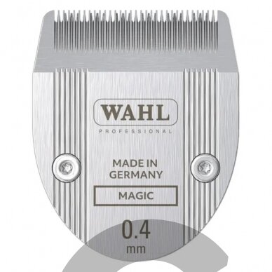 "Wahl Magic Precision Blade" 0,4 mm - "Wahl Super Trim" skustuvo, "Vetiva Mini" apdailos peiliukas "Wahl Magic Precision Blade" 0,4 mm - "Wahl Super Trim" skustuvo, "Vetiva Mini" apdailos peiliukas