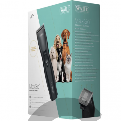 „Wahl MaxGo Cordless Clipper“ - akumuliatorinė mašinėlė su bešepetėliniu varikliu ir Nr. 10 galvutė (1,5 mm) 3 „Wahl MaxGo Cordless Clipper“ - akumuliatorinė mašinėlė su bešepetėliniu varikliu ir Nr. 10 galvutė (1,5 mm) 3
