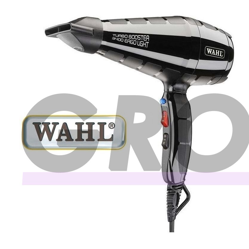 Wahl Professional Turbo Booster 3400 Ergo, 2400W - galingas turmalino jonizuojantis džiovintuvas