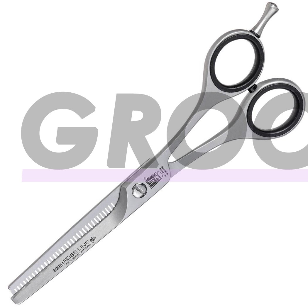 Witte Rose Line 5,25 "- Vienpusės filiravimo žirklės, 39 dantukai