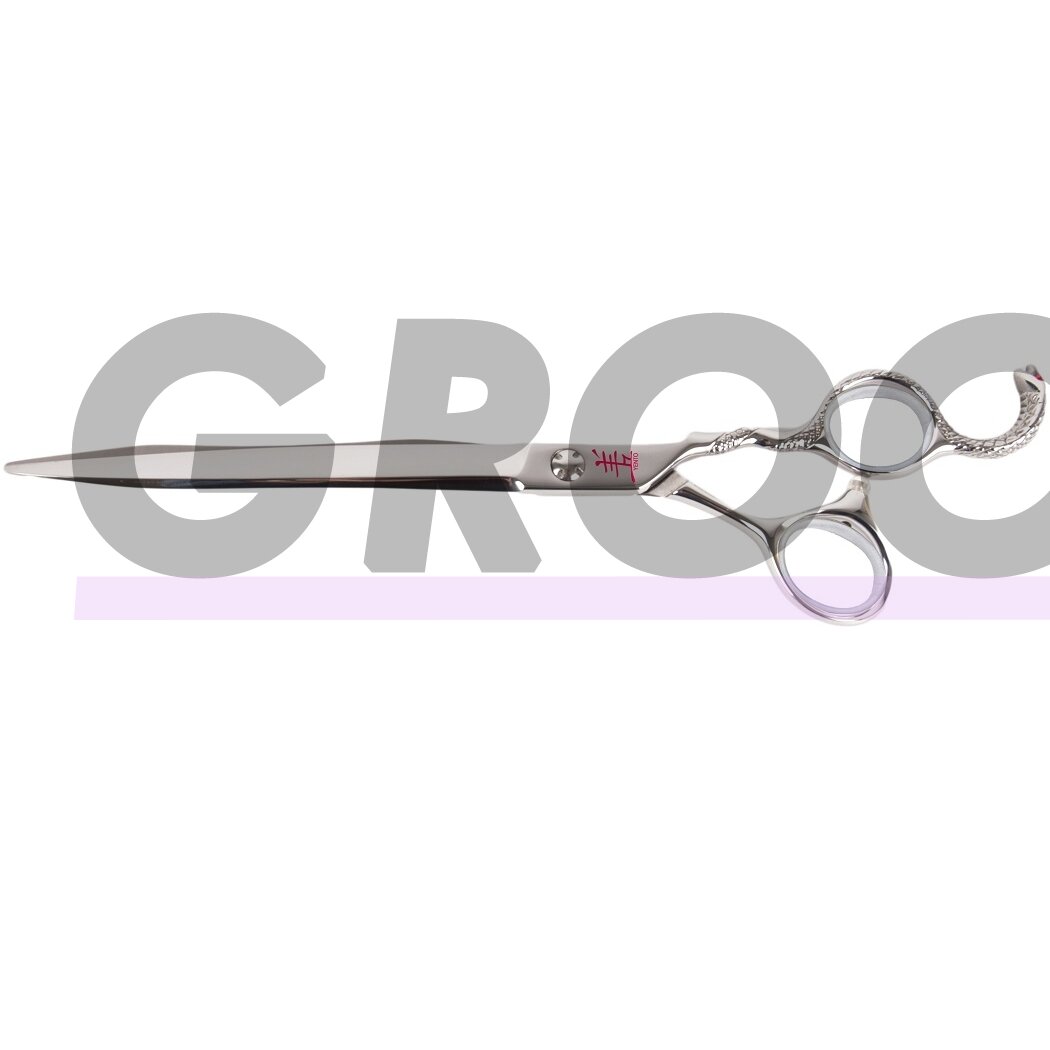 Yento Cobra Straight Scissor 8 "- aukščiausios kokybės profesionalios tiesios žirklės, kaltos rankomis su kobaltu, dekoratyvinė rankena