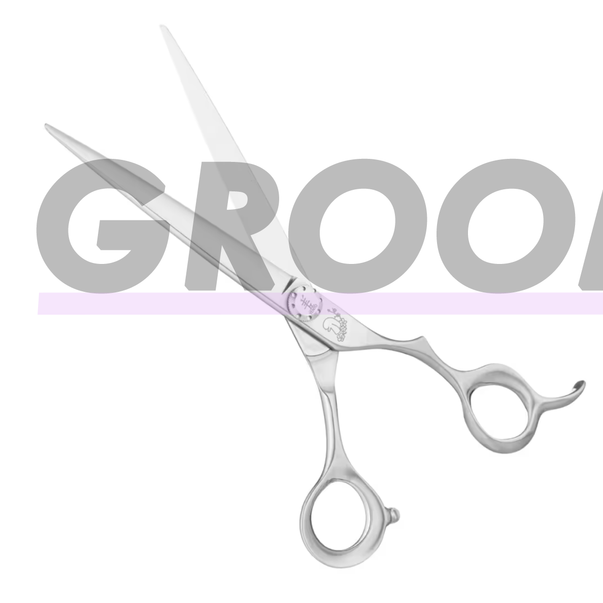 Yento TanTo Straight Scissor 7″ – profesionalios tiesios gyvūnų kirpimo žirklės, pagamintos iš japoniško „Yasugi Hagane“ plieno. 3