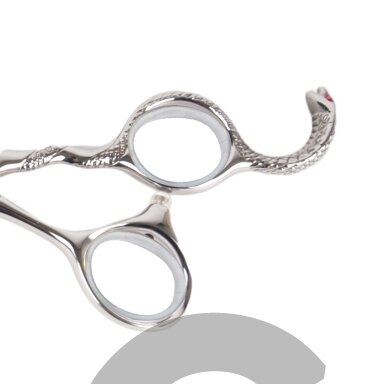 Yento Cobra Straight Scissor 8 "- aukščiausios kokybės profesionalios tiesios žirklės, kaltos rankomis su kobaltu, dekoratyvinė rankena Yento Cobra Straight Scissor 8 "- aukščiausios kokybės profesionalios tiesios žirklės, kaltos rankomis su kobaltu, dekoratyvinė rankena