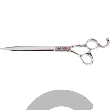 Yento Cobra Straight Scissor 8 "- aukščiausios kokybės profesionalios tiesios žirklės, kaltos rankomis su kobaltu, dekoratyvinė rankena Yento Cobra Straight Scissor 8 "- aukščiausios kokybės profesionalios tiesios žirklės, kaltos rankomis su kobaltu, dekoratyvinė rankena