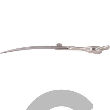 Yento Ergo Line Curved Scissor 7.5 "- profesionalios, labai lengvos lenktos žirklės, pagamintos iš japoniško Hitachi plieno