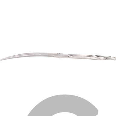 Yento Fanatic Series Curved Scissors 7" - profesionalios lenktos žirklės, nerūdijantis anglinis plienas