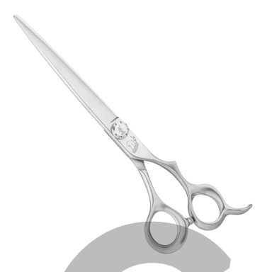 Yento TanTo Straight Scissor 7″ – profesionalios tiesios gyvūnų kirpimo žirklės, pagamintos iš japoniško „Yasugi Hagane“ plieno.