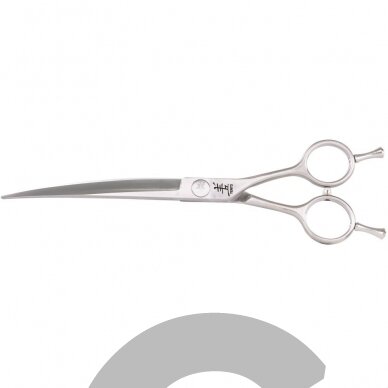 Yento Fanatic Series Curved Scissors 7" - profesionalios lenktos žirklės, nerūdijantis anglinis plienas Yento Fanatic Series Curved Scissors 7" - profesionalios lenktos žirklės, nerūdijantis anglinis plienas
