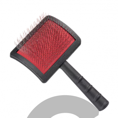 Yento Mega Pin Brush Large - мягкая щетка для пуделей с длинными иглами, большая 4