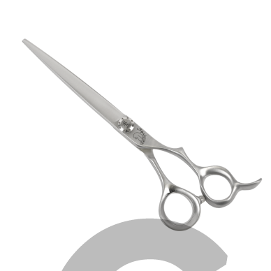 Yento TanTo Straight Scissor 7″ – profesionalios tiesios gyvūnų kirpimo žirklės, pagamintos iš japoniško „Yasugi Hagane“ plieno. Yento TanTo Straight Scissor 7″ – profesionalios tiesios gyvūnų kirpimo žirklės, pagamintos iš japoniško „Yasugi Hagane“ plieno.
