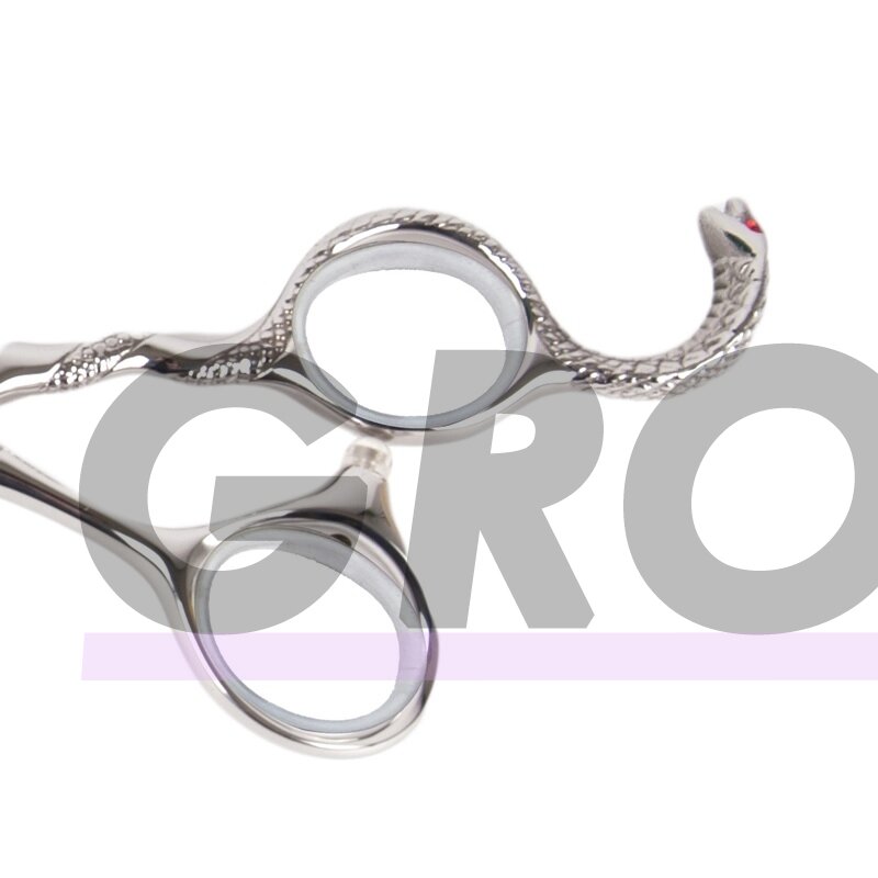 Yento Cobra Straight Scissor 8 "- aukščiausios kokybės profesionalios tiesios žirklės, kaltos rankomis su kobaltu, dekoratyvinė rankena 1