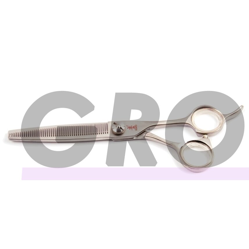 Yento Ergo 6,5 "- profesionalios vienpusės filiravimo žirklės, 48 dantys Yento Ergo 6,5 "- profesionalios vienpusės filiravimo žirklės, 48 dantys